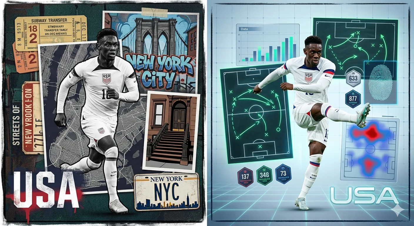 Folarin Balogun's New York origin and tactical role for the United States