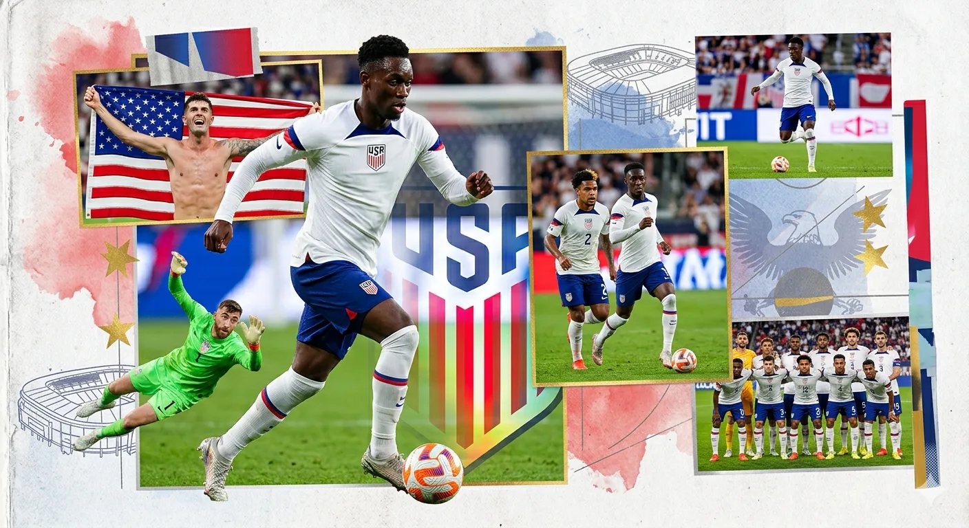 Folarin Balogun and the United States against Australia