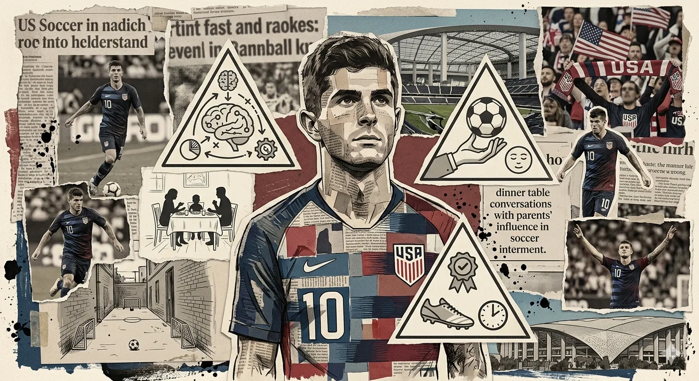 Christian Pulisic ability triangle collage