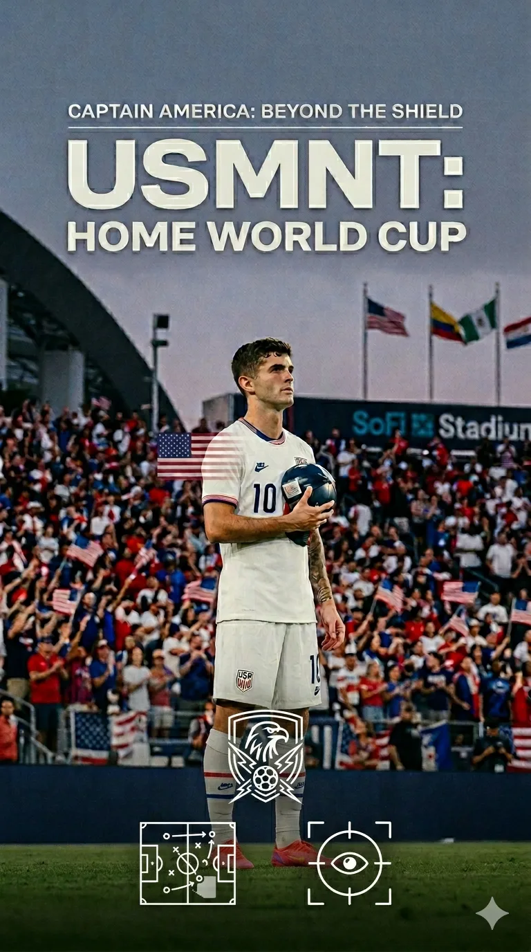 Christian Pulisic at the USMNT home World Cup